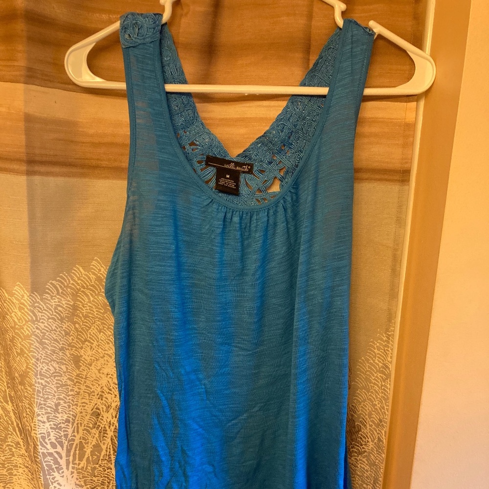 Blue tank top